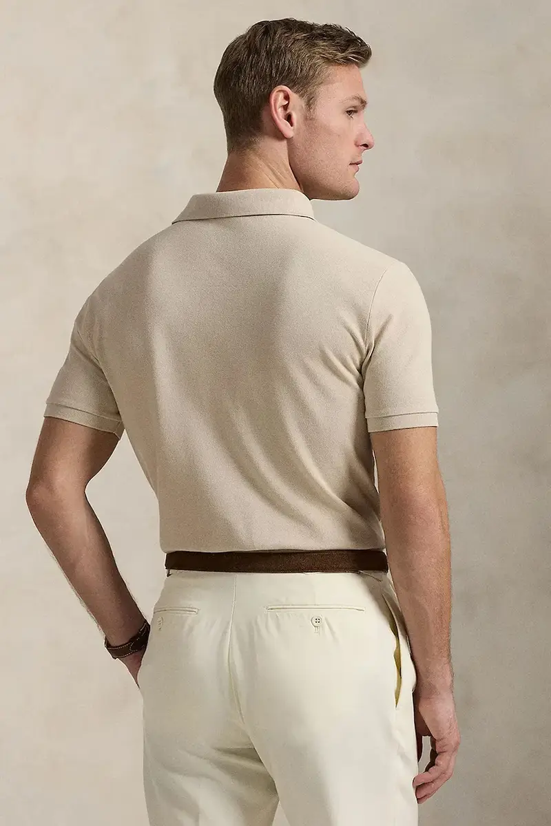 polo in cotone colore grigio 710938137 miniatura 2