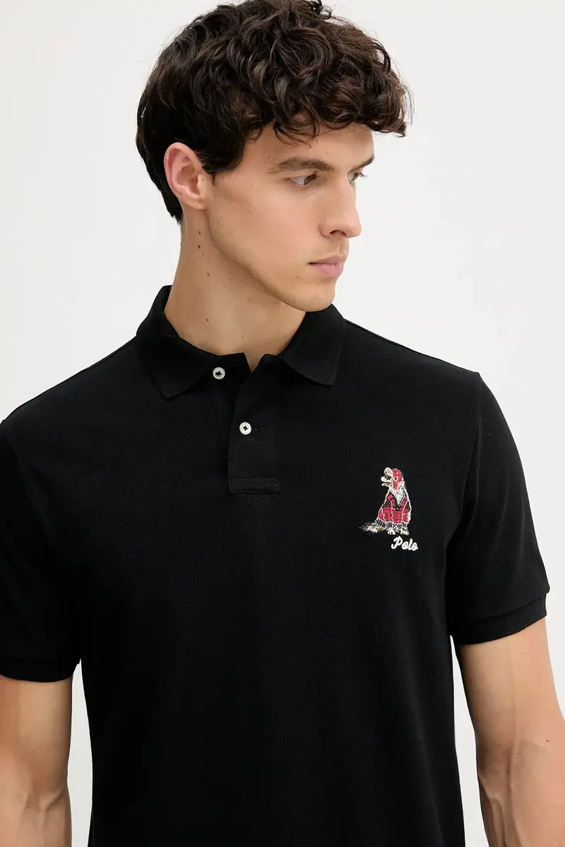 Polo Ralph Lauren Polo Uomo Nero 3647075 miniatura 4
