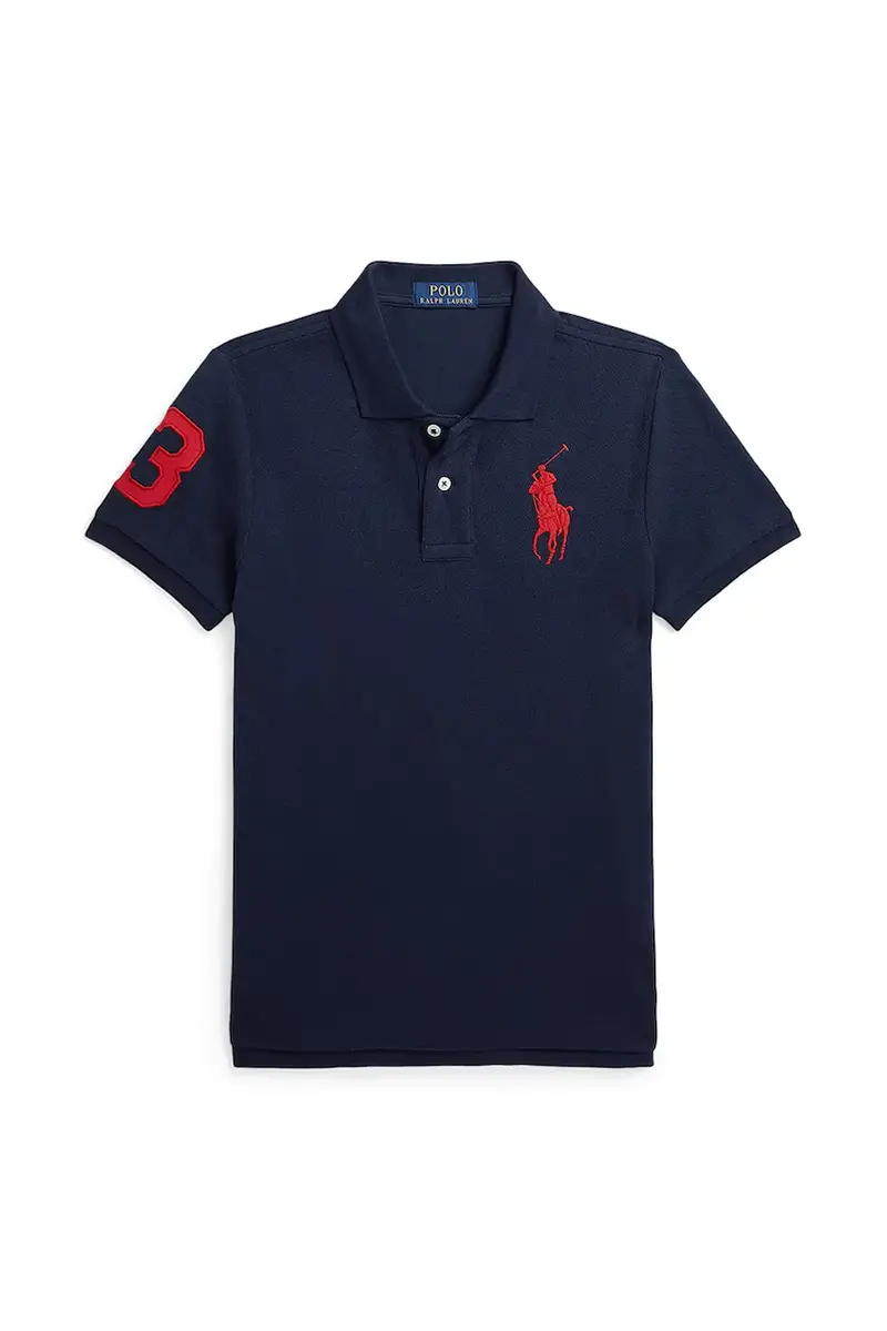 polo in lana bambino/a colore blu navy 323708861113