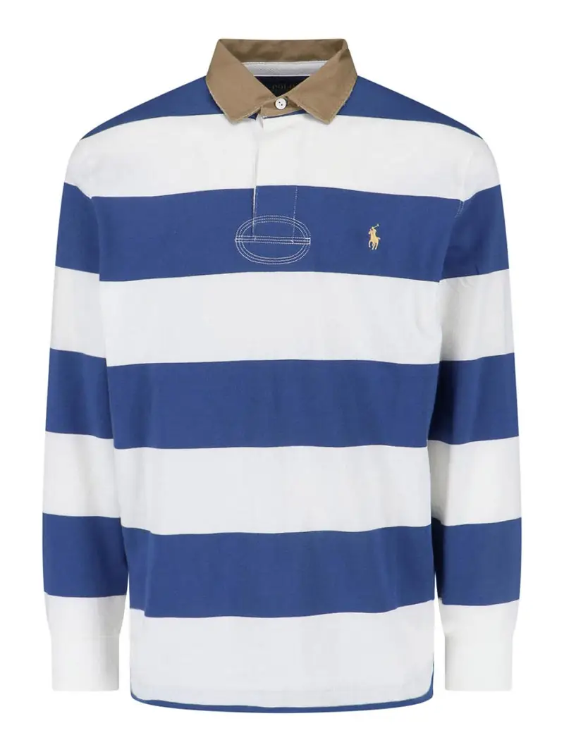 Polo Rugby A Righe Blu