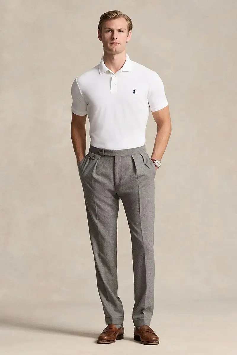 Polo Ralph Lauren Polo Uomo Bianco 2455445 miniatura 3