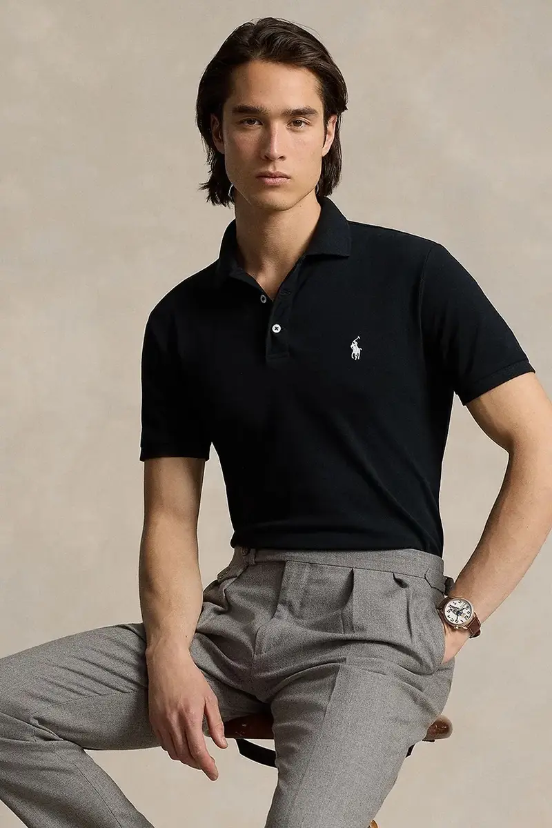 Polo Ralph Lauren Polo Uomo Nero 3625862 miniatura 5