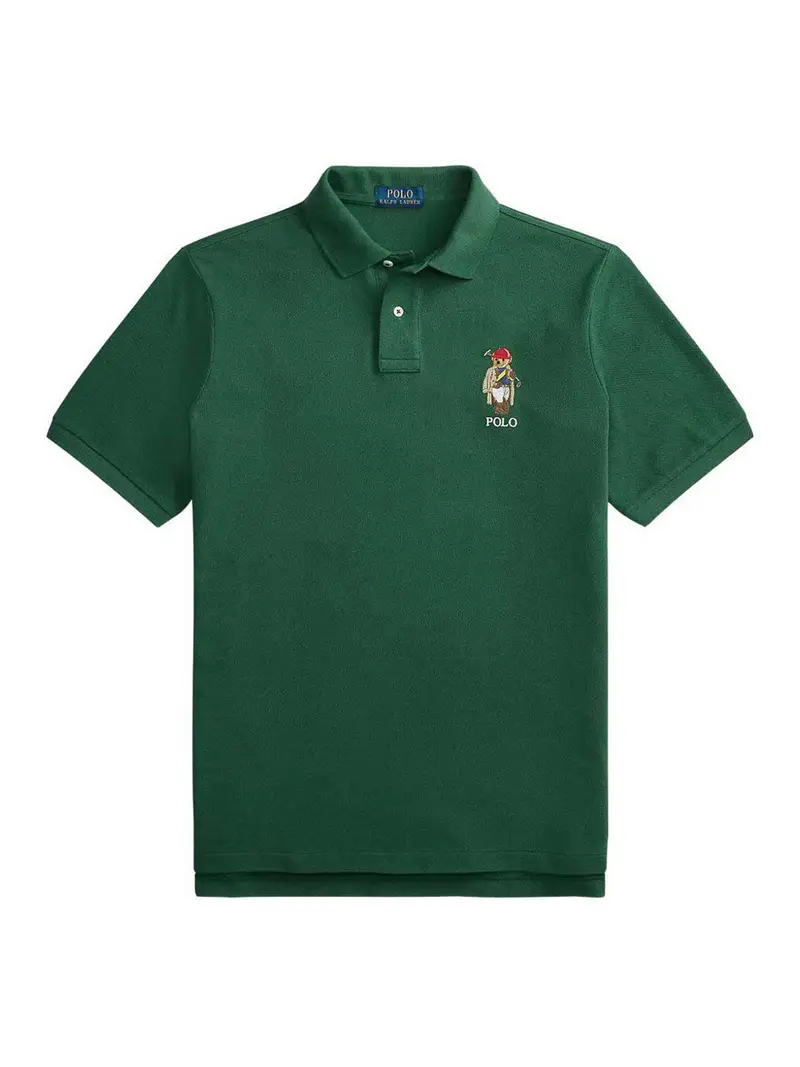 Polo Verde Con Orsetto