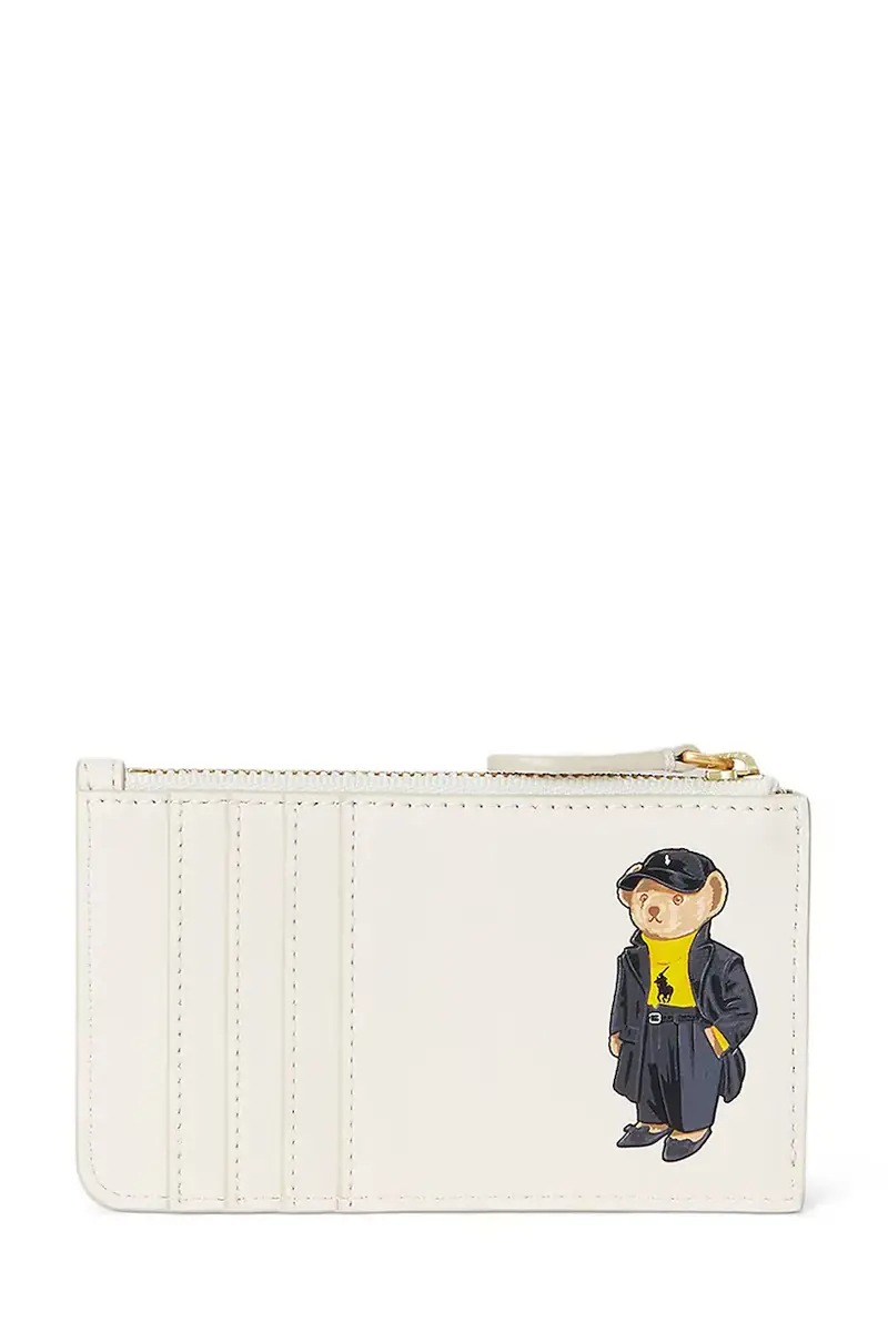 portafoglio in pelle donna colore beige 427980479