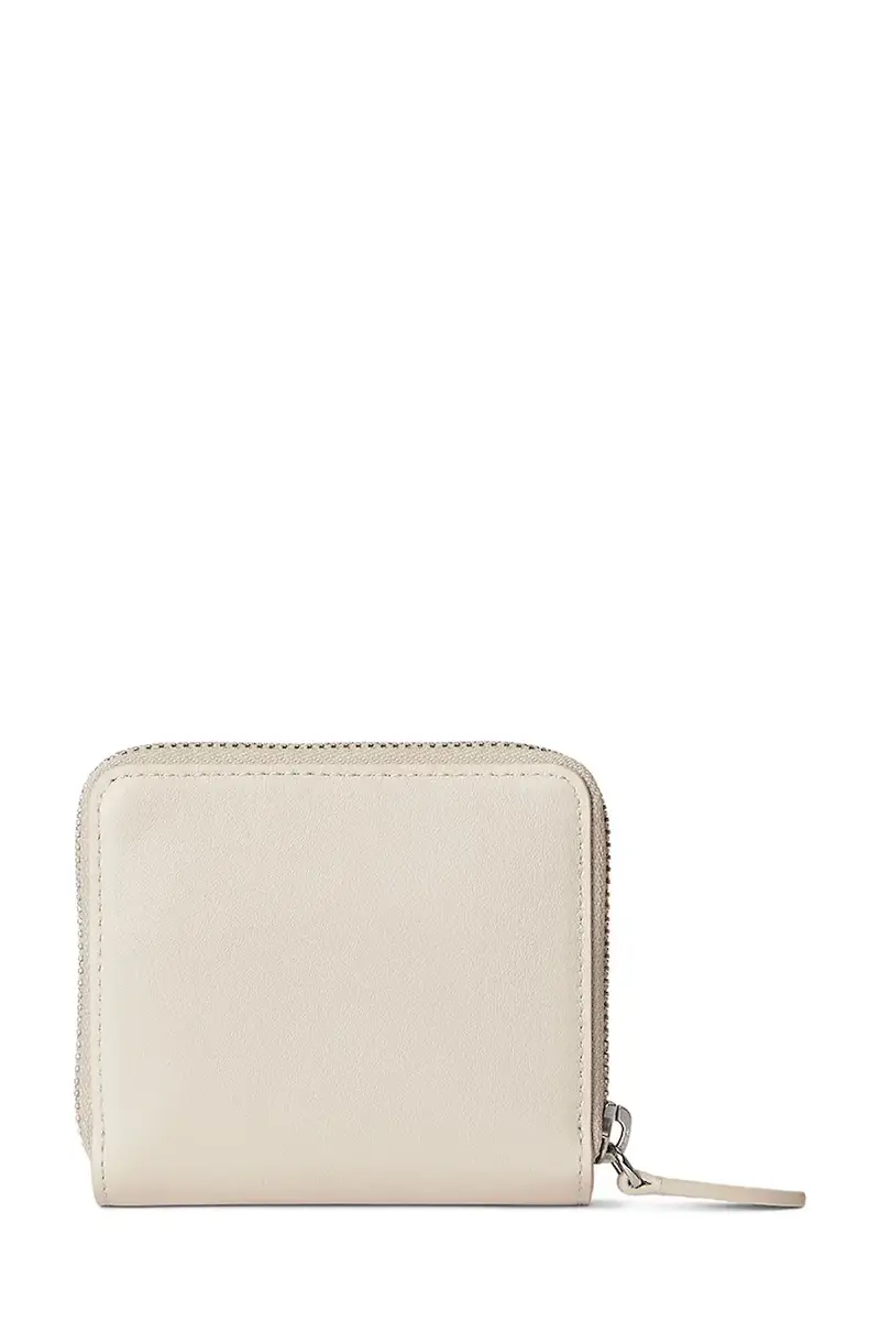 portafoglio in pelle donna colore beige 427P05787 miniatura 2