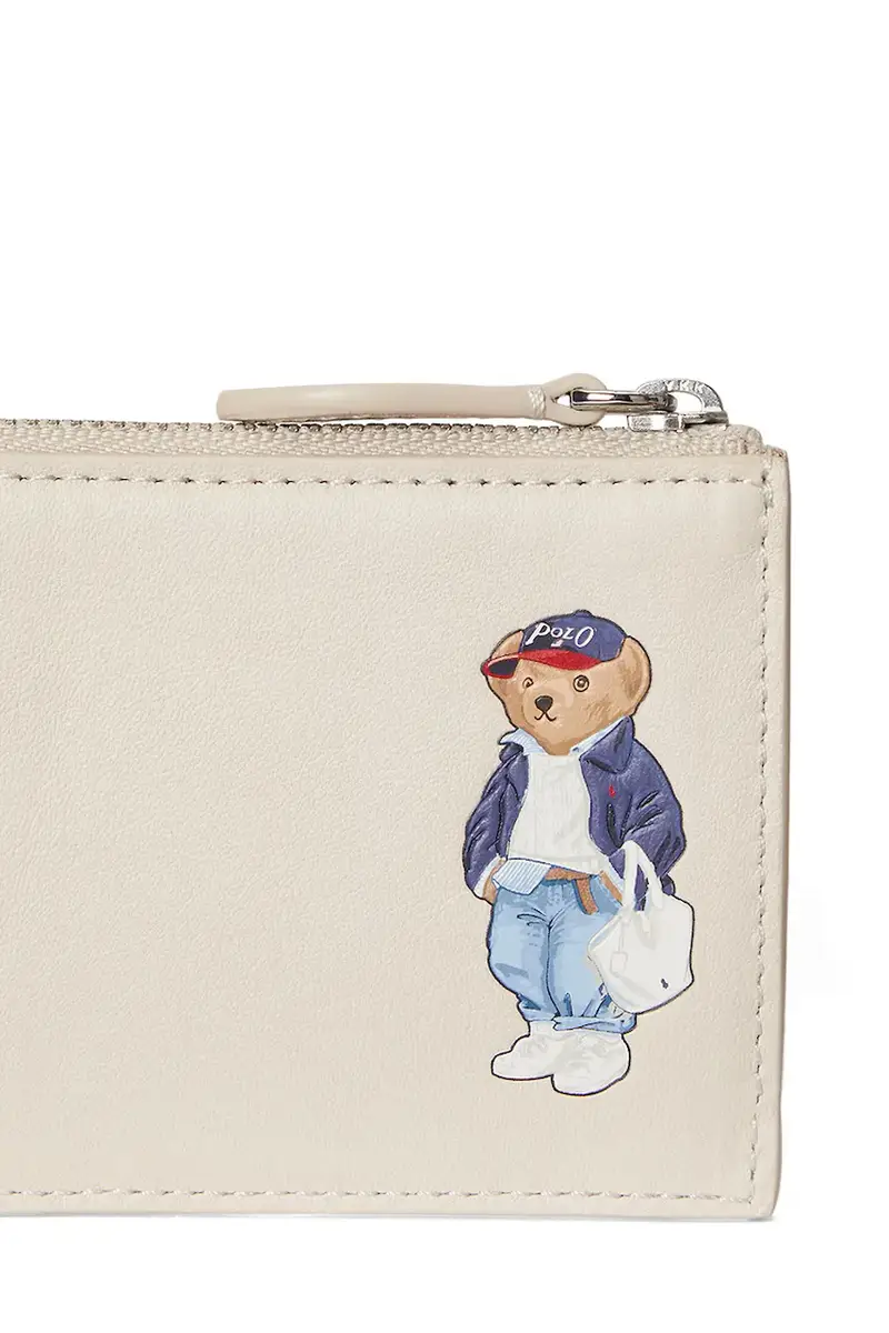 portafoglio in pelle donna colore beige 427P05788 miniatura 3