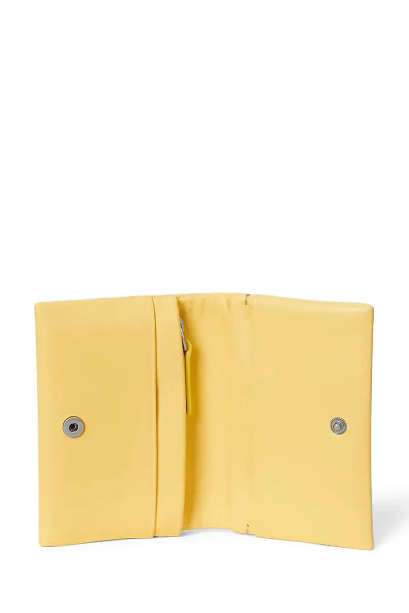 portafoglio in pelle donna colore giallo 427971201 miniatura 3