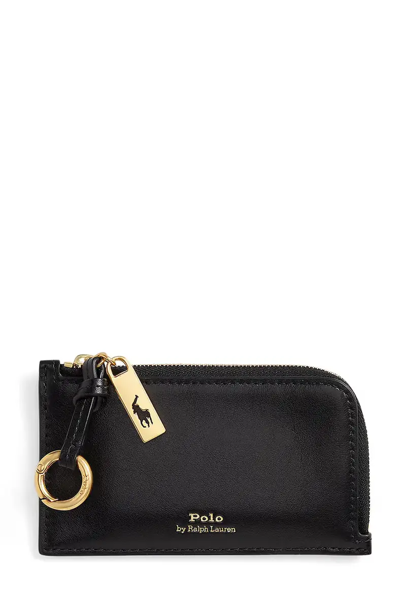 portafoglio in pelle Nero