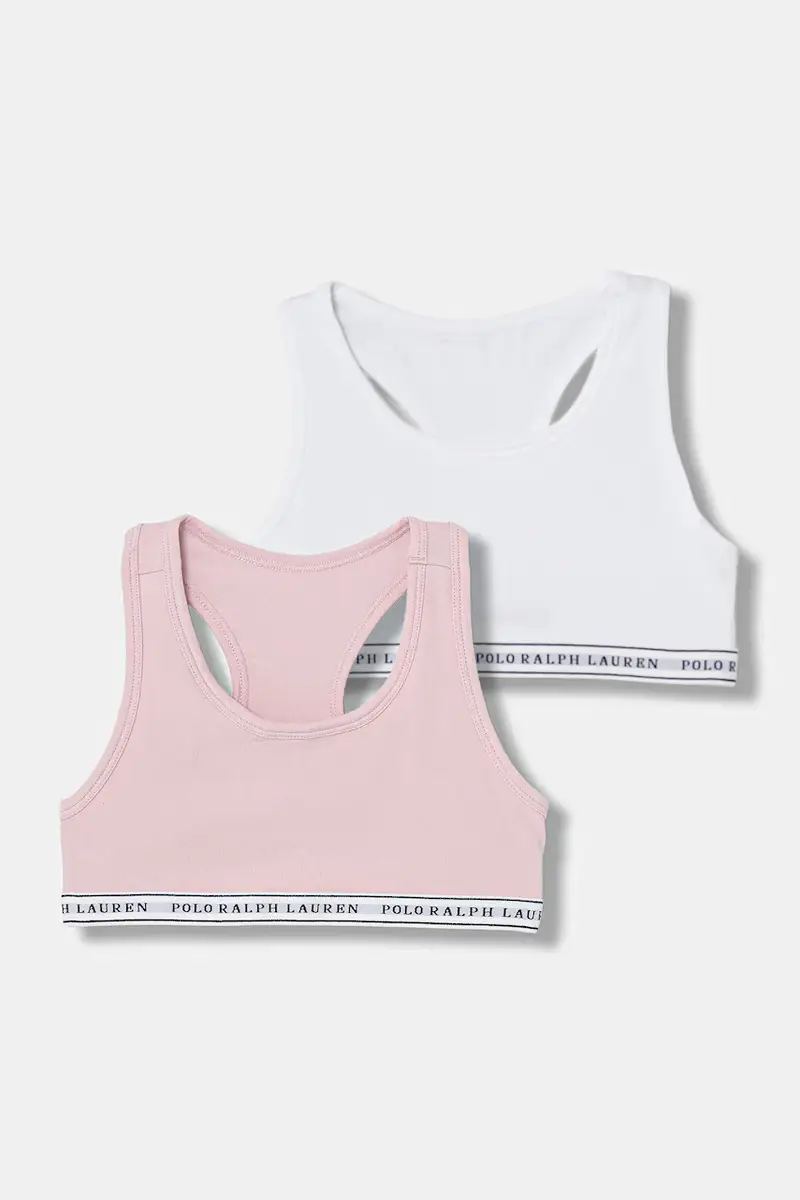 reggiseno bambina pacco da 2 Bianco