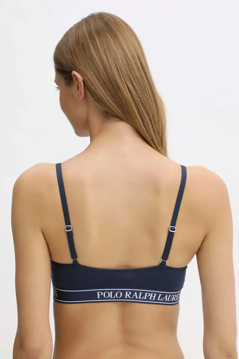 reggiseno colore bianco 4P0477 Blu navy miniatura 3