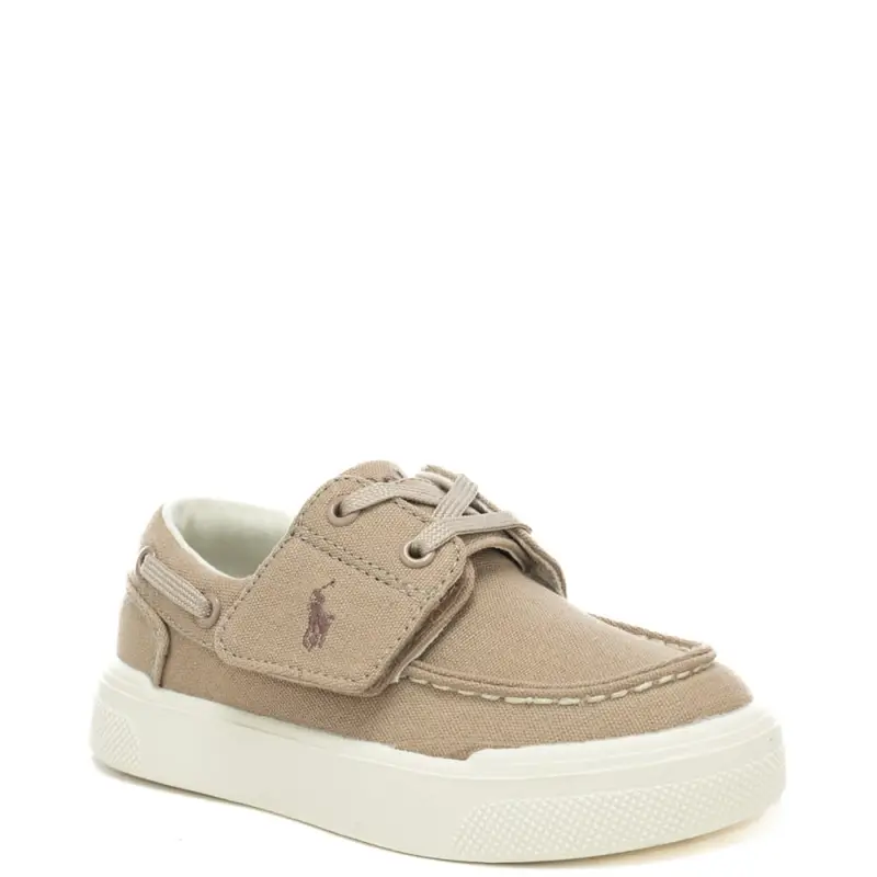 scarpe da bambino frazier boat con lacci e strappo laterale sabbia miniatura 2