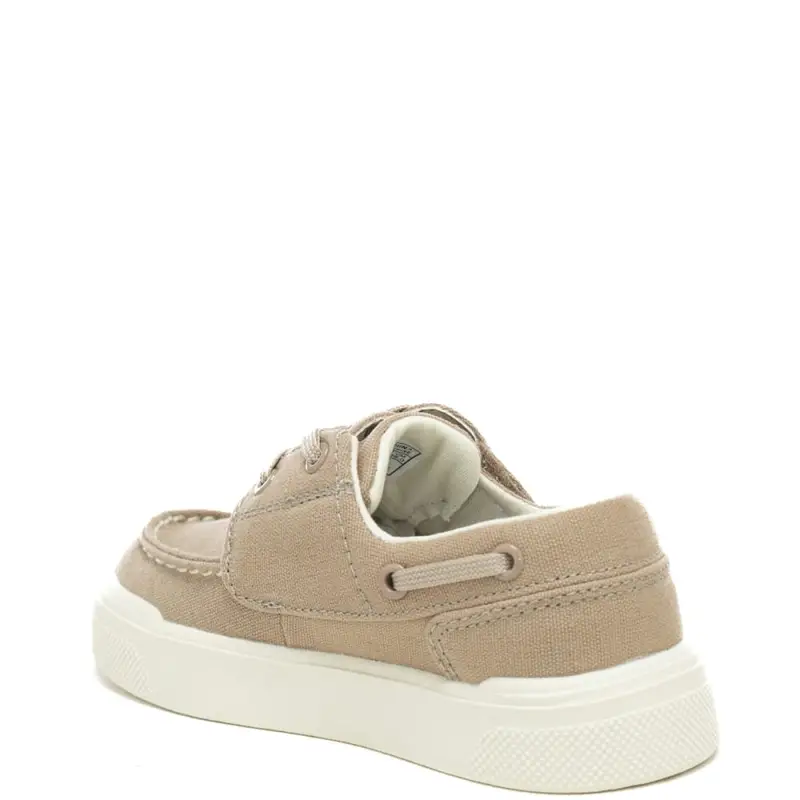 scarpe da bambino frazier boat con lacci e strappo laterale sabbia miniatura 3