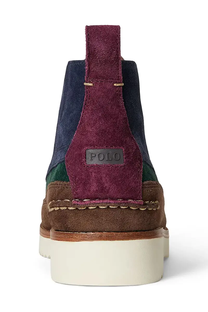 scarpe in camoscio Ranger Wrkbt uomo colore blu navy 812974126001 miniatura 3