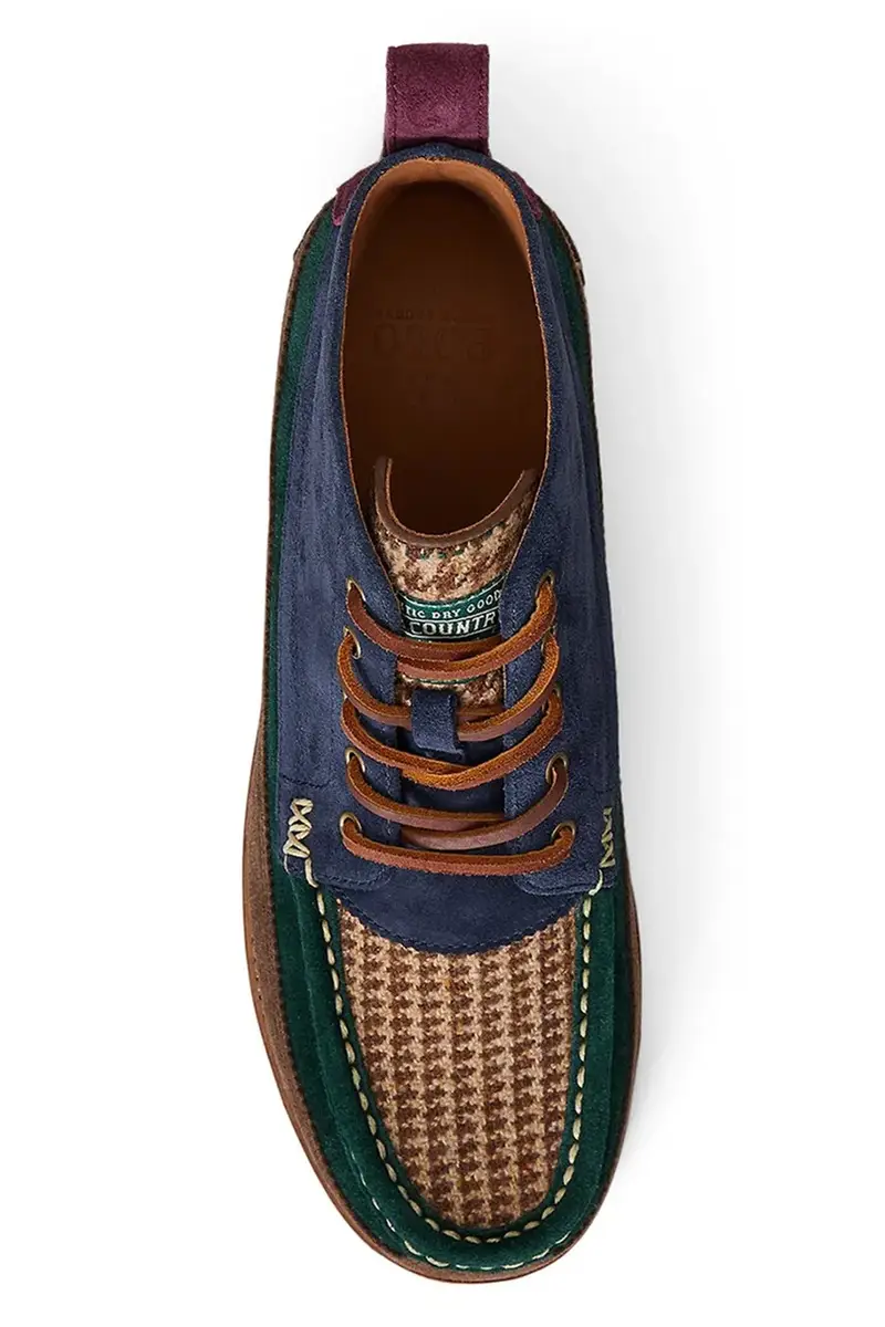 scarpe in camoscio Ranger Wrkbt uomo colore blu navy 812974126001 miniatura 4