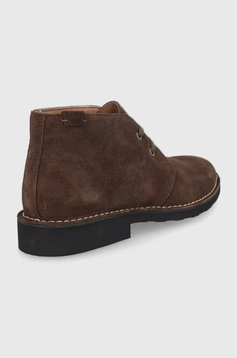 scarpe in camoscio uomo Marrone miniatura 3