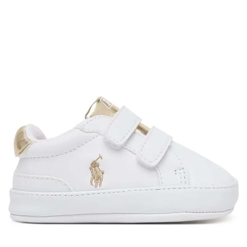 Scarpette per neonati Polo Ralph Lauren RL03389102 Heritage Court II EZ Bianco