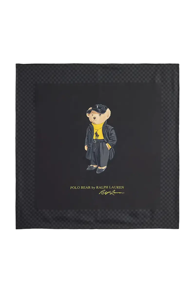 scialle in seta donna colore nero 455P04667