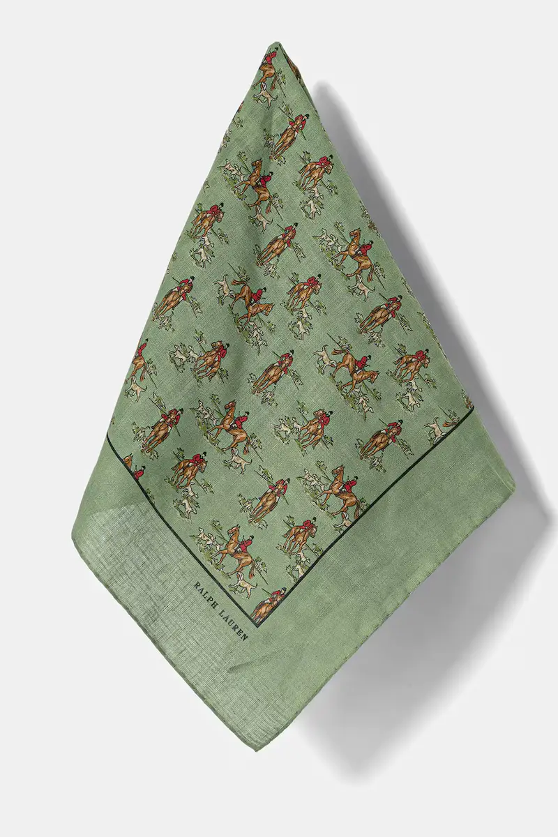 sciarpa di lino colore verde 712971850