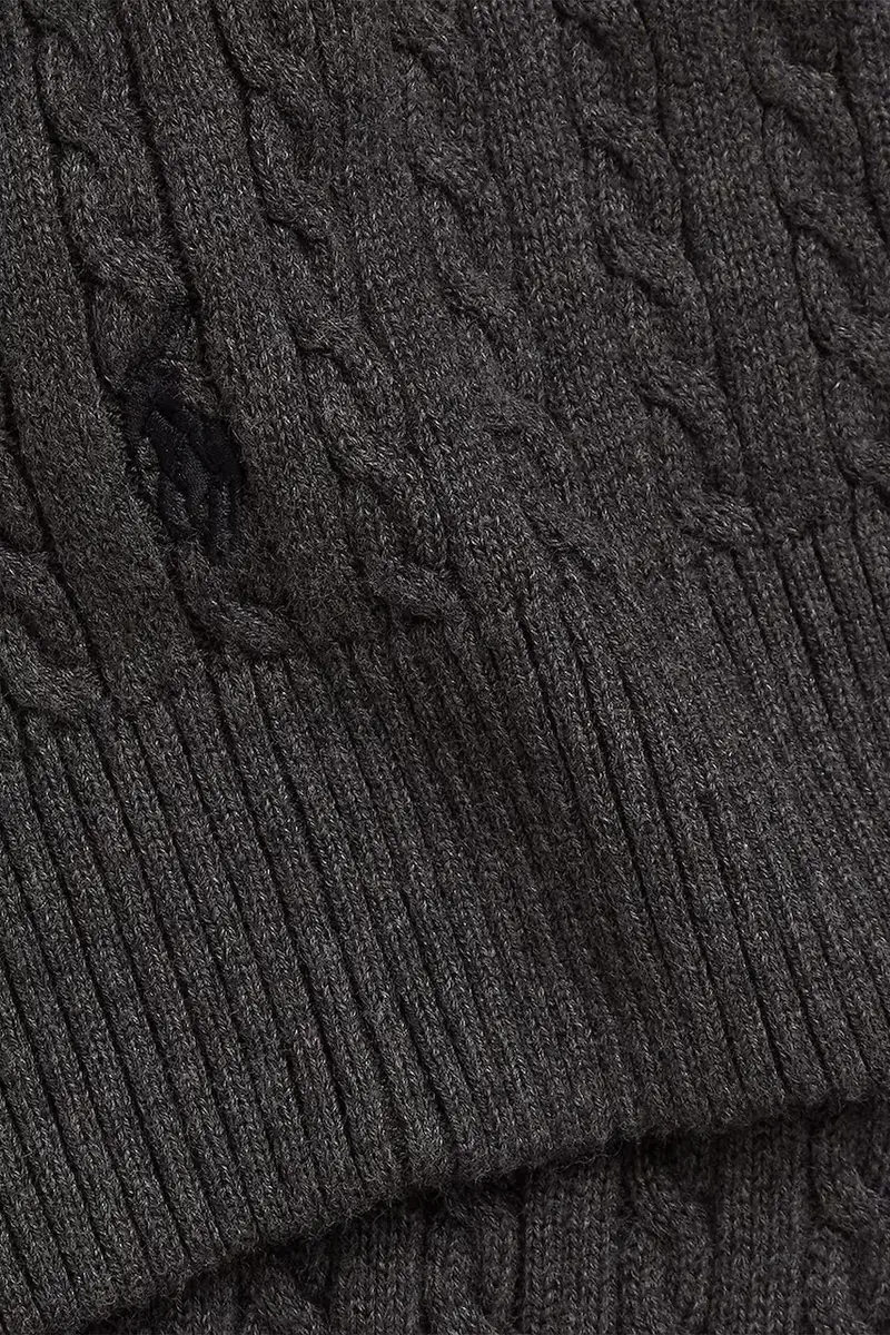 sciarpa in cotone per bambini Grigio miniatura 2