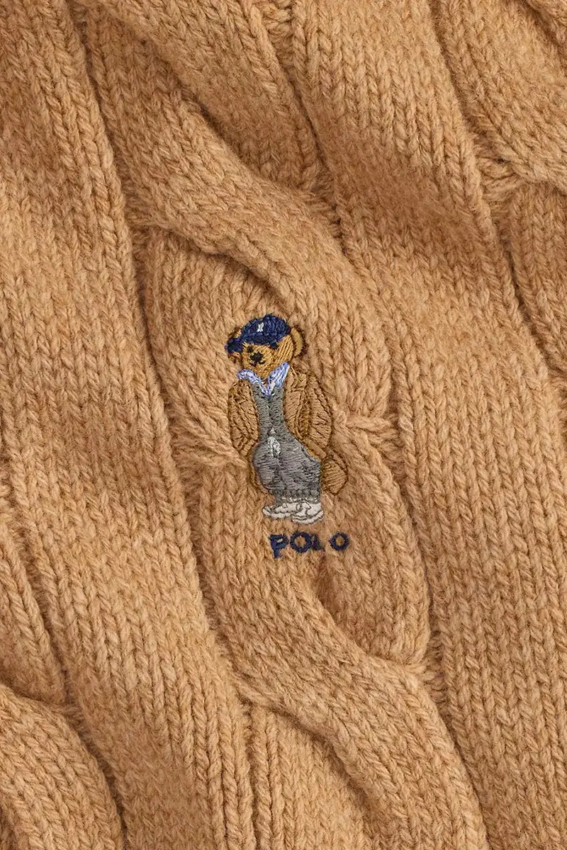 sciarpa in lana Beige miniatura 3