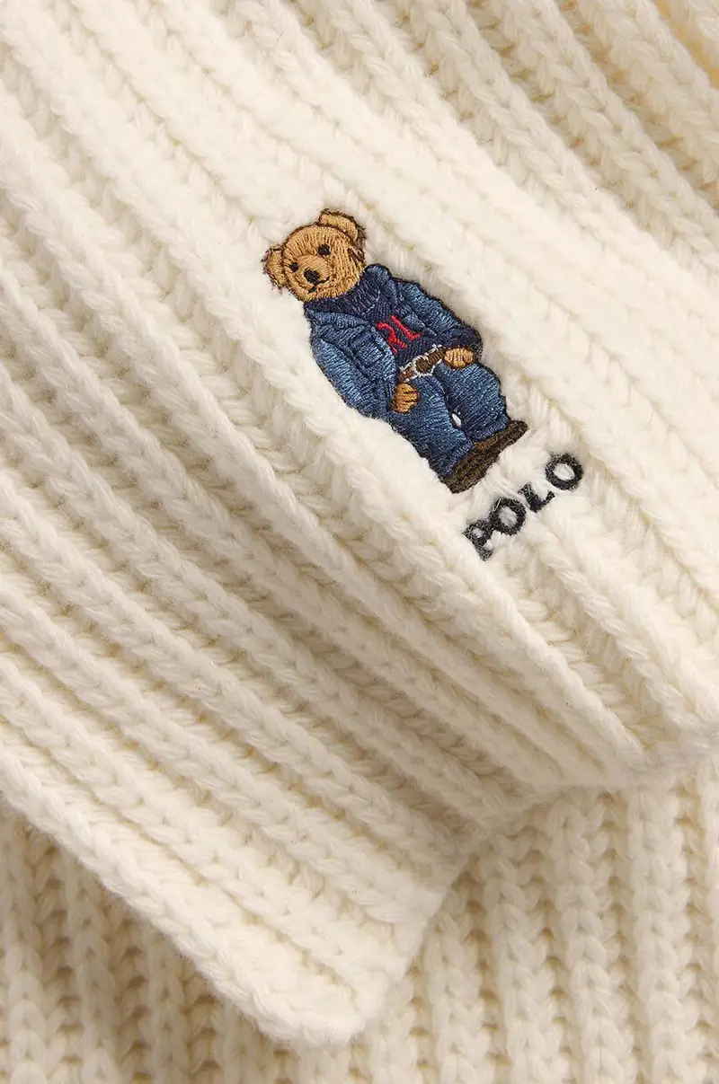 sciarpa in lana colore beige 455931877 miniatura 3