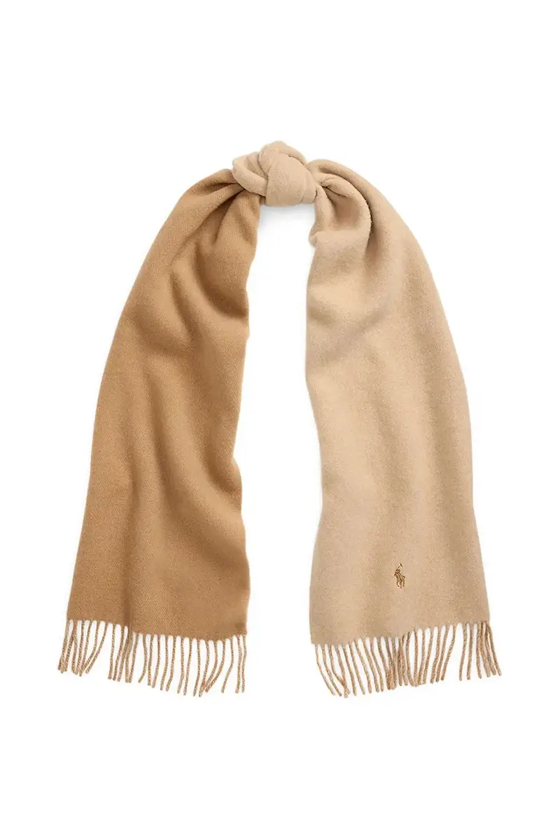 sciarpa in lana colore grigio 455954371 Beige