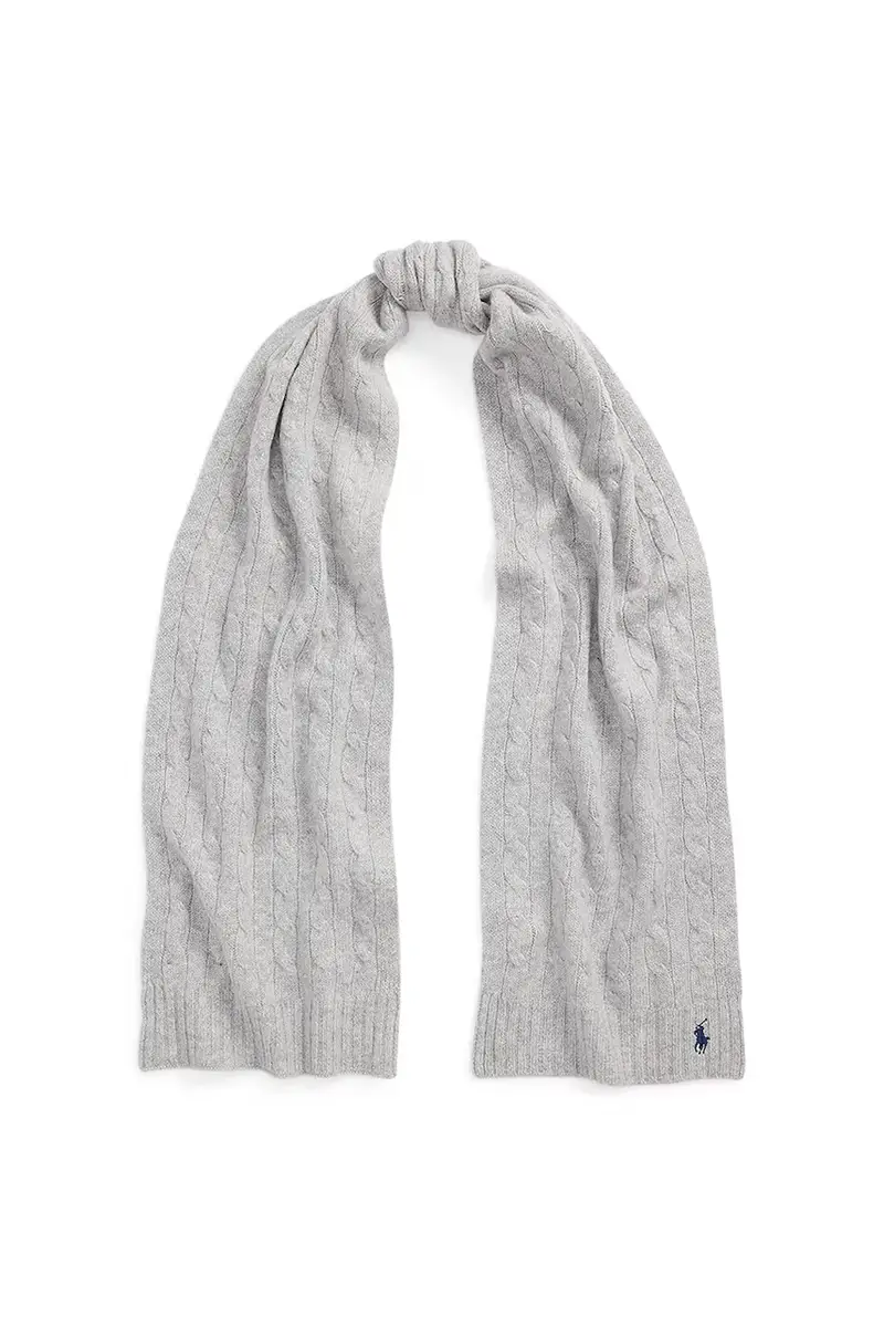 sciarpa in lana donna colore grigio 455956296