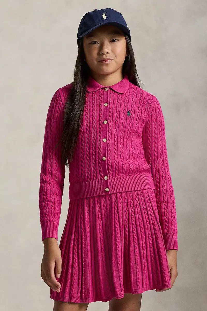 set di lana bambino/a colore rosa 313950779003 miniatura 4