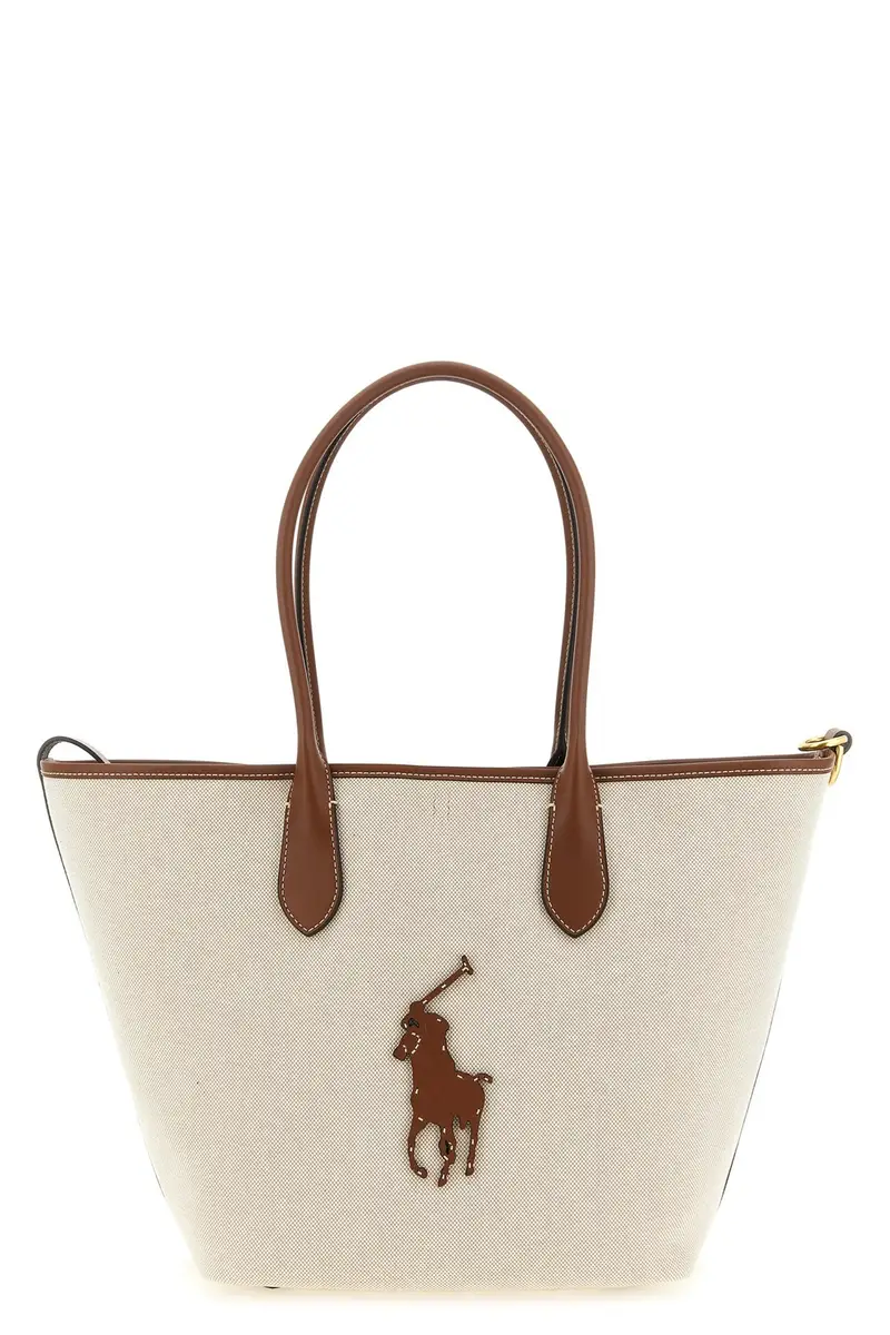 Shopping Canvas Media Marrone