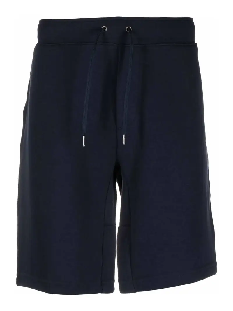 Shorts binari bonificati dal logo Blu scuro