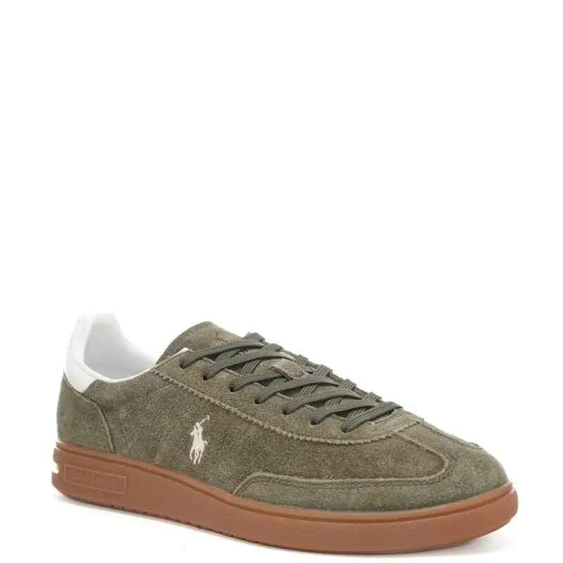 sneakers da uomo bedford con inserti a contrasto colore verde oliva bianco miniatura 3