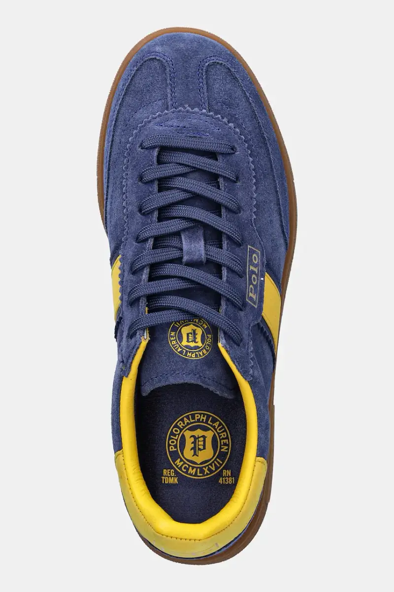 sneakers in camoscio Bedford donna colore blu navy 804975536001 miniatura 4