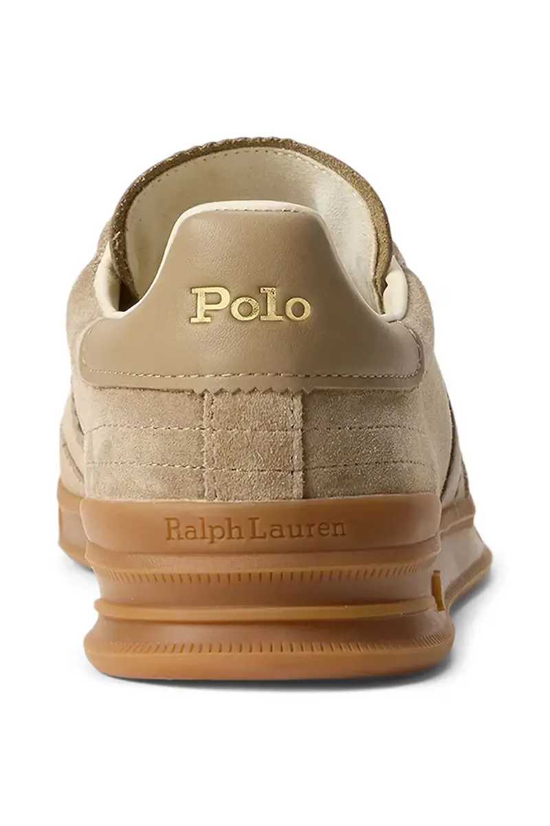 sneakers in camoscio Hrt Aera Pp colore beige 809978010002 miniatura 3