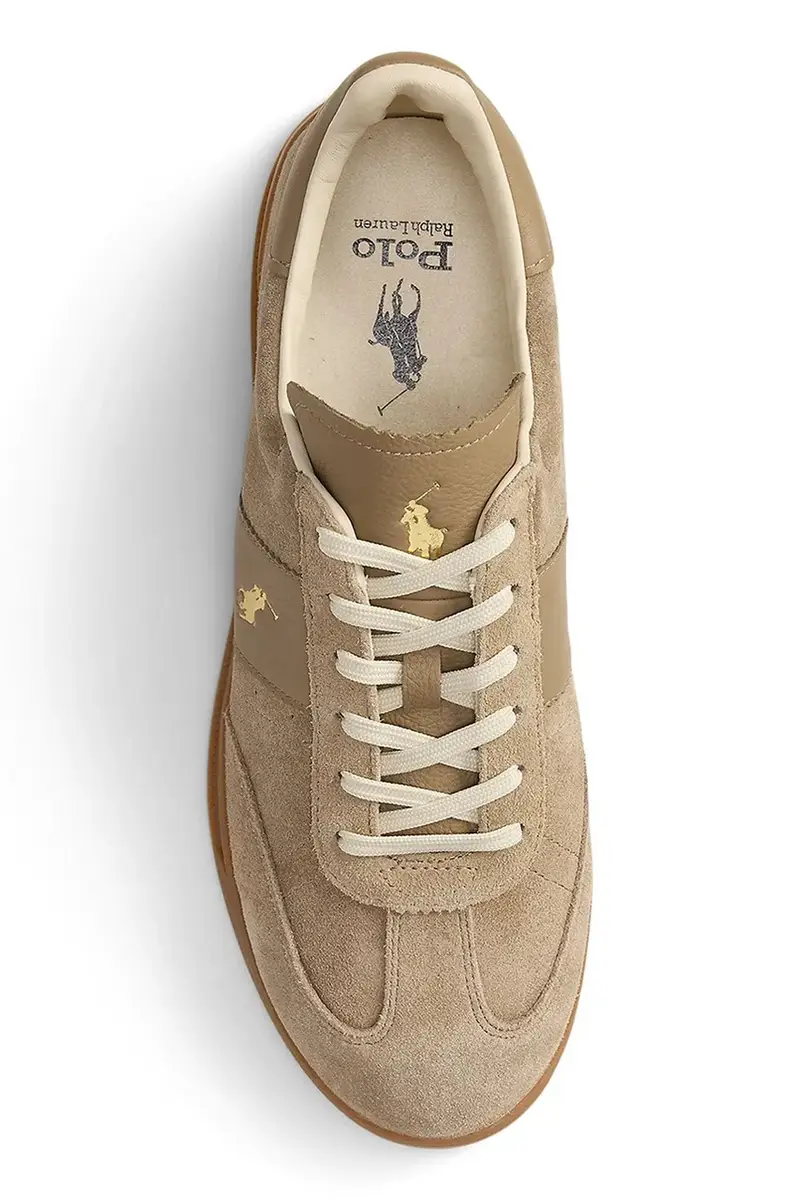 sneakers in camoscio Hrt Aera Pp colore beige 809978010002 miniatura 4