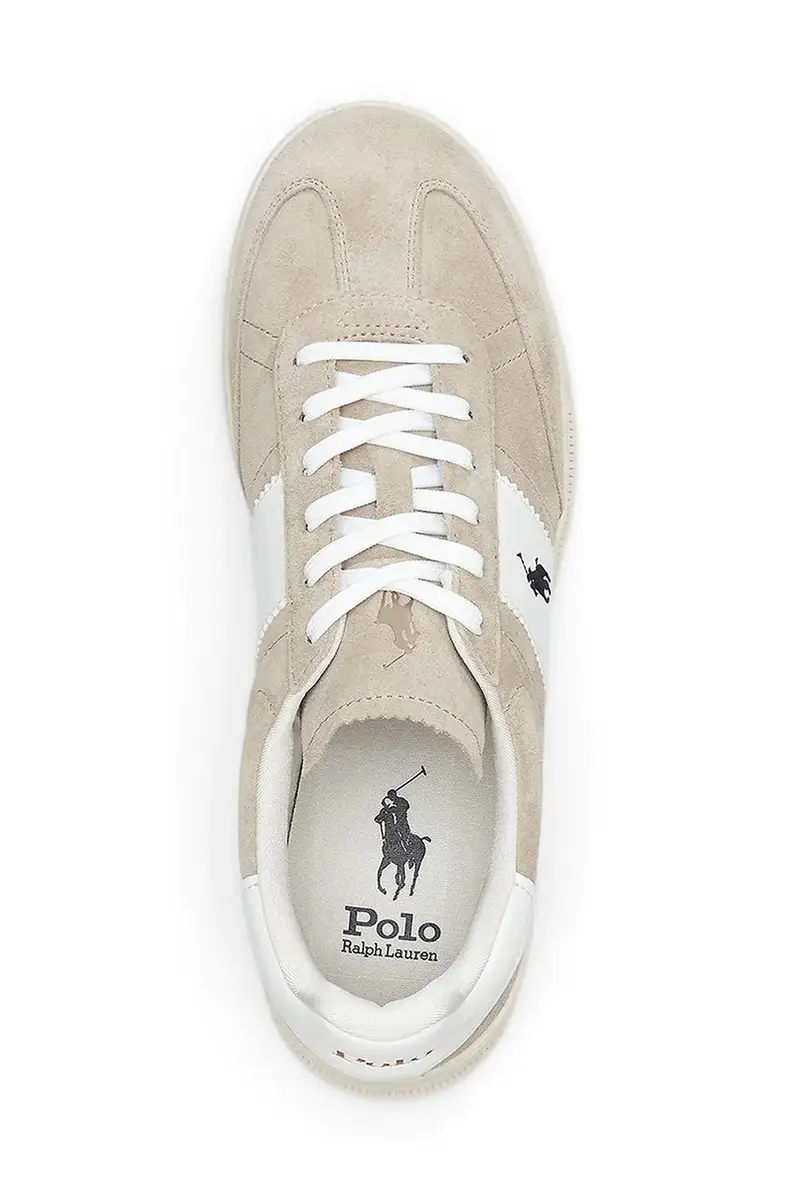 sneakers in camoscio HRT Aera PP uomo colore beige 809960995003 miniatura 4