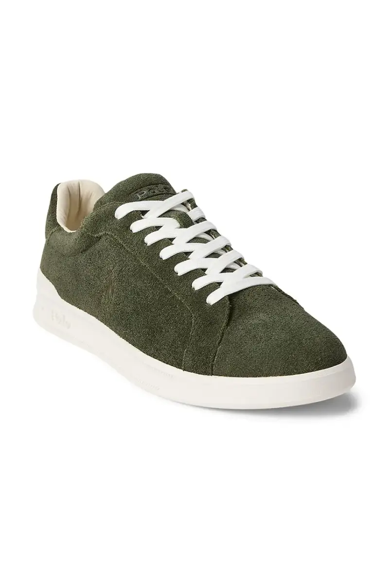 sneakers in camoscio Hrt Crt Ii uomo colore verde 809973732004 miniatura 2