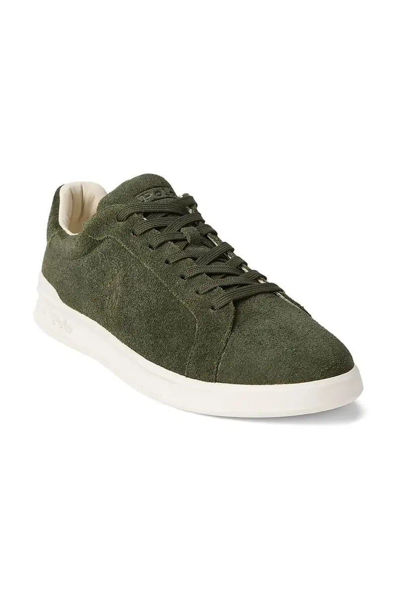 sneakers in camoscio Hrt Crt Ii uomo colore verde 809973732004 miniatura 5