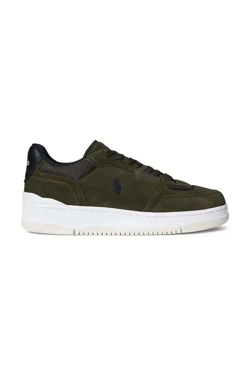 sneakers in camoscio Opn Mster Pp uomo colore verde 809974025002