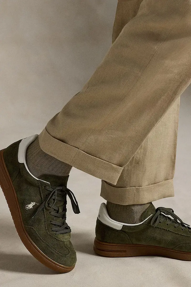 sneakers in pelle Bedford Pp uomo colore verde 809967889001 miniatura 5