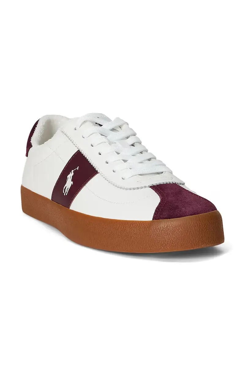 sneakers in pelle Court Vlc Pp Bianco miniatura 2