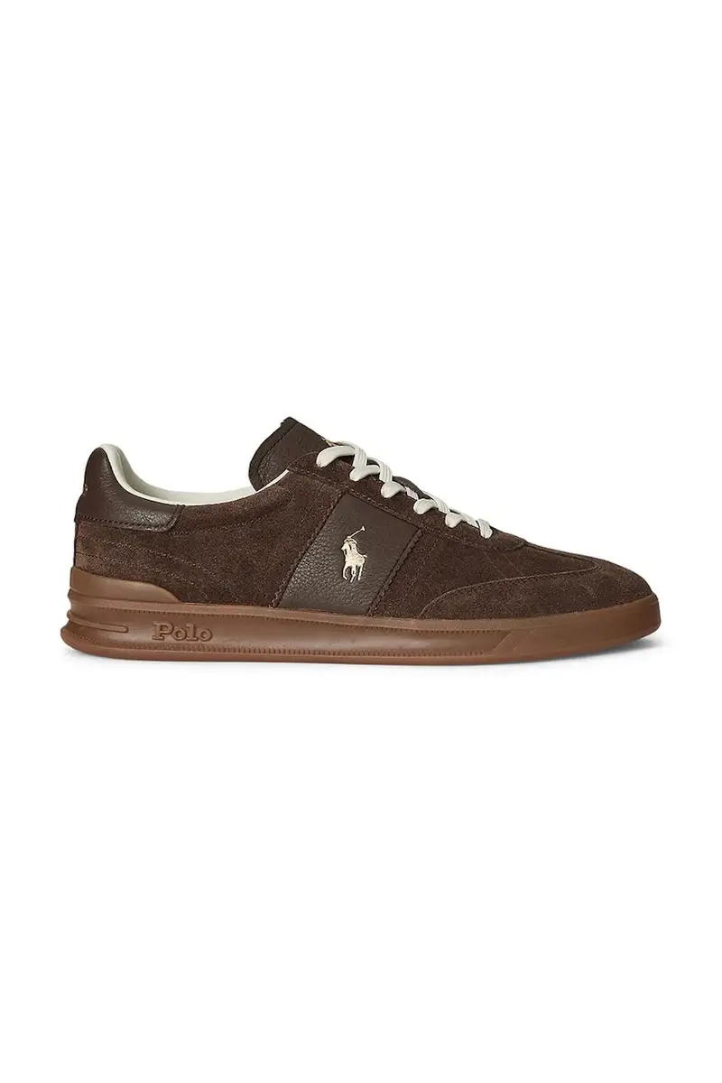 sneakers in pelle Hrt Aera Pp colore marrone 809973707001