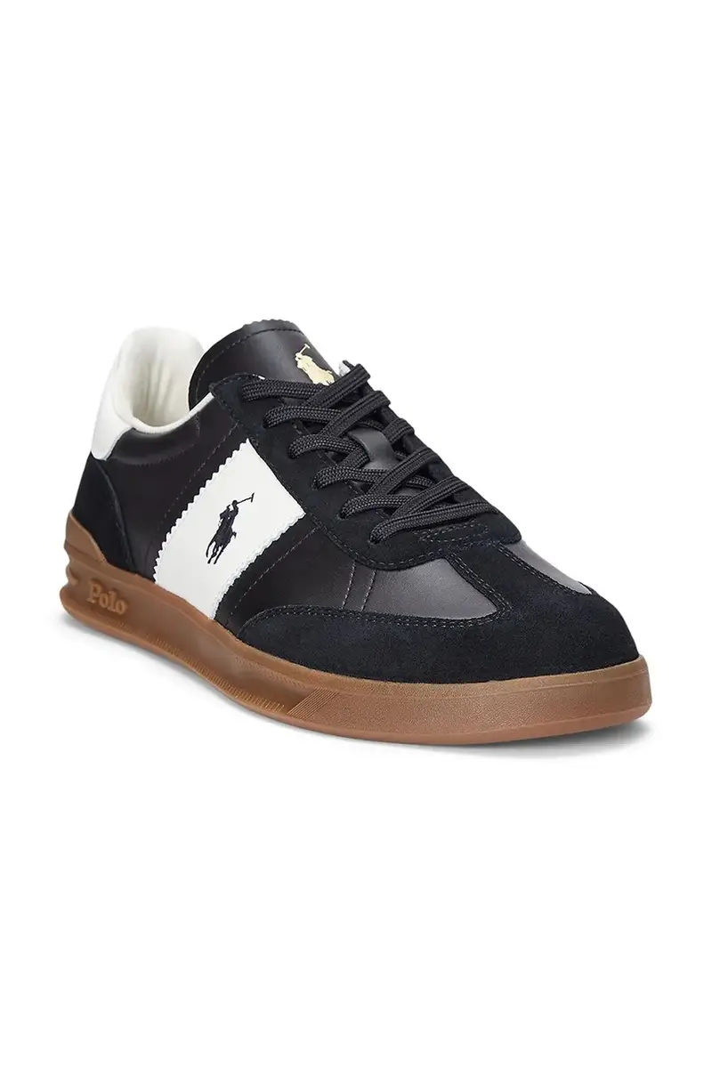 sneakers in pelle Hrt Aera Pp colore nero 809956119001 miniatura 2