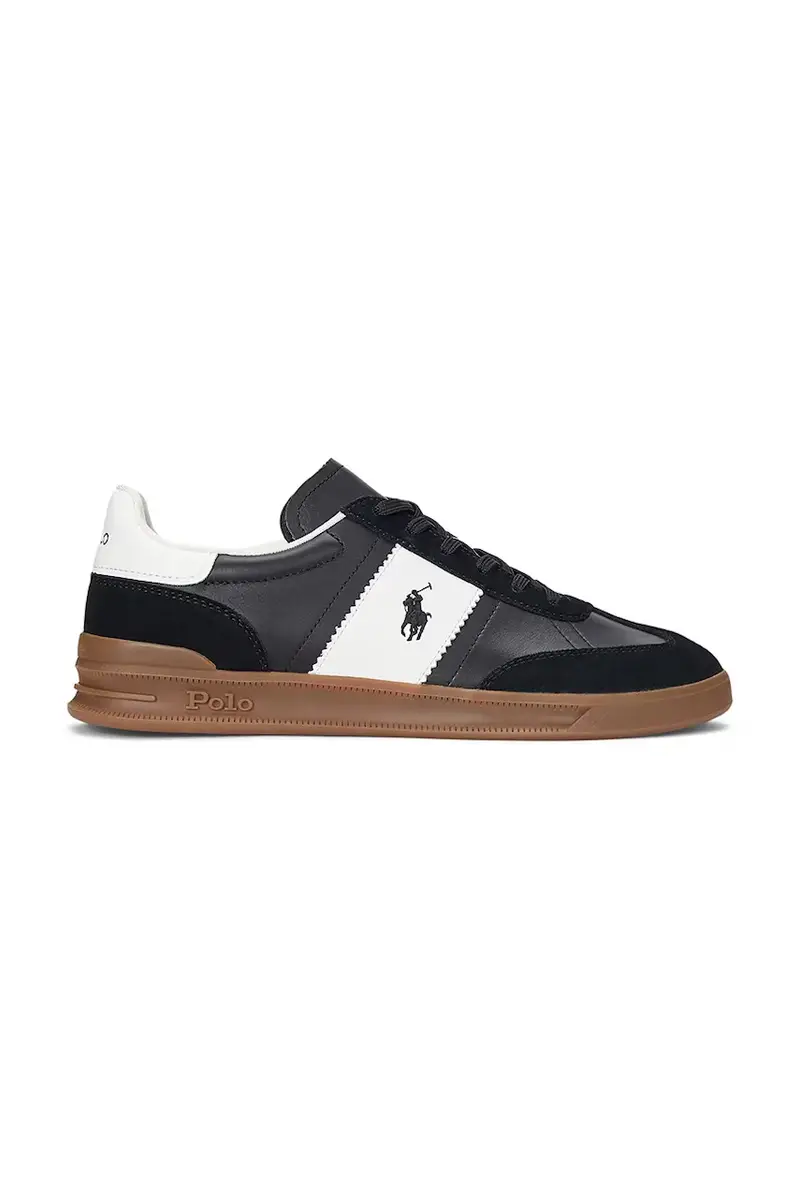 sneakers in pelle Hrt Aera Pp colore nero 809956119001