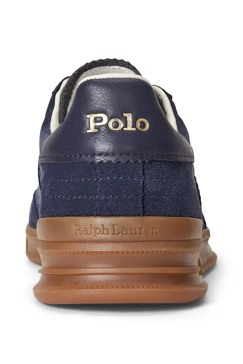 sneakers in pelle Hrt Aera Pp uomo colore blu navy 809973707002 miniatura 3