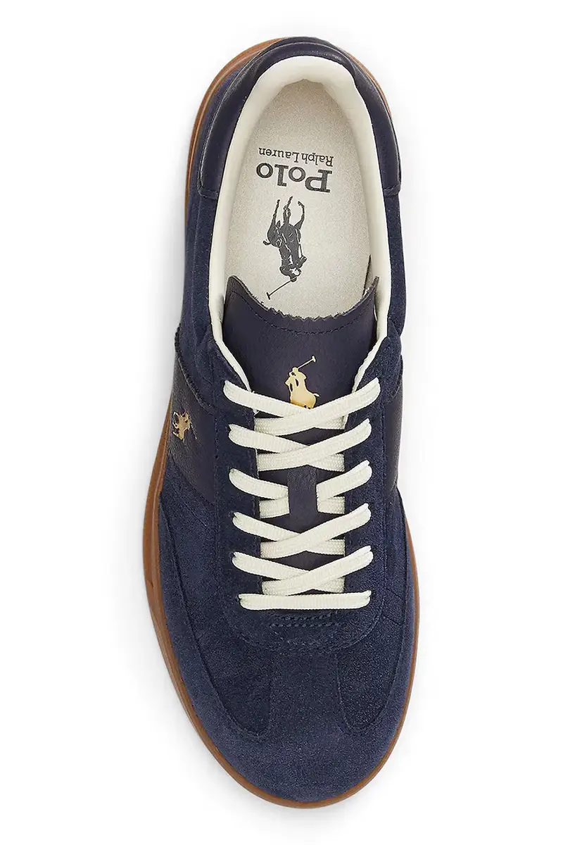 sneakers in pelle Hrt Aera Pp uomo colore blu navy 809973707002 miniatura 4