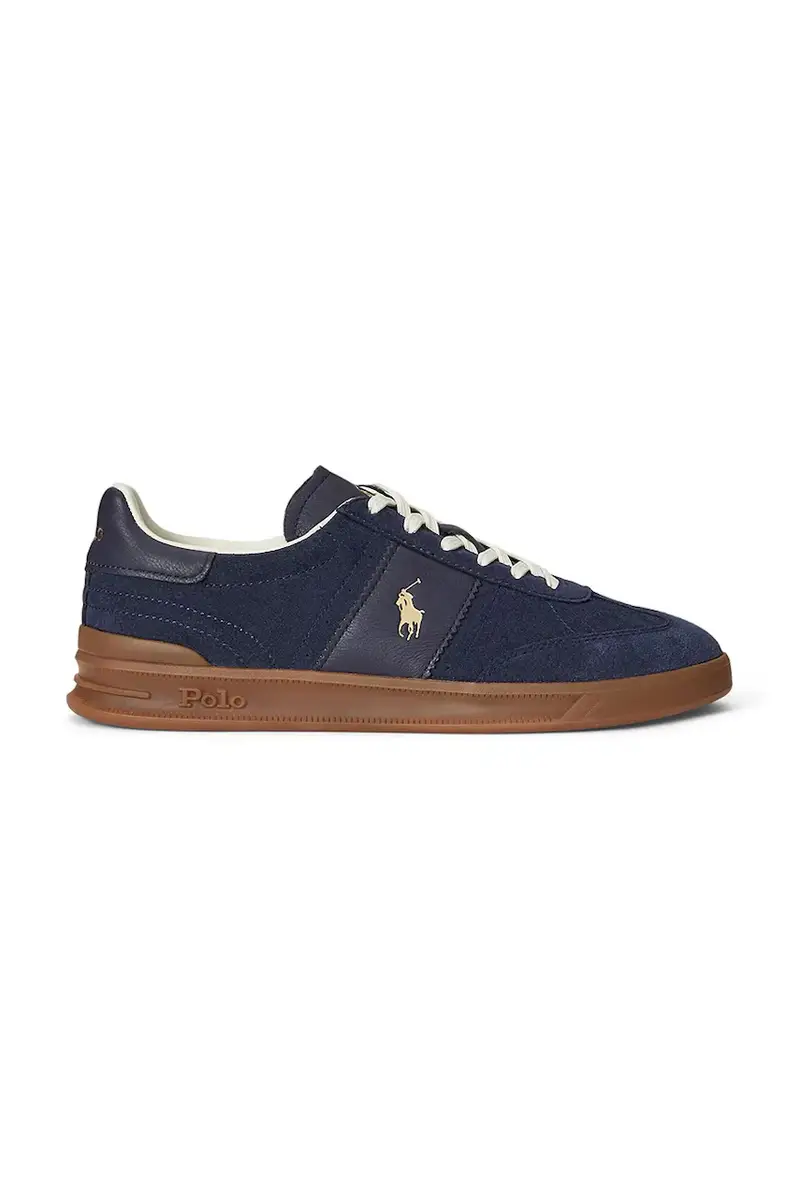 sneakers in pelle Hrt Aera Pp uomo colore blu navy 809973707002