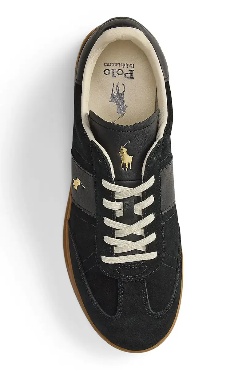 sneakers in pelle Hrt Aera Pp uomo colore nero 809978010001 miniatura 4