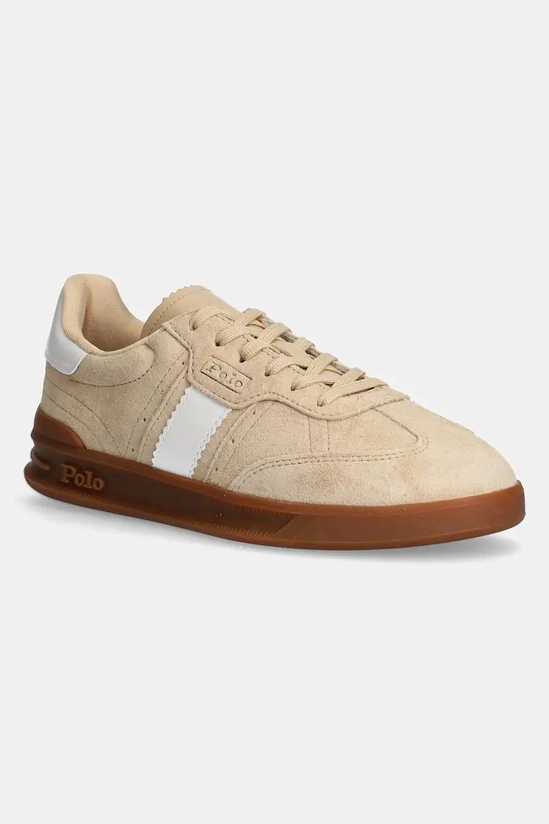 sneakers in pelle HTR Aera colore beige 804956688