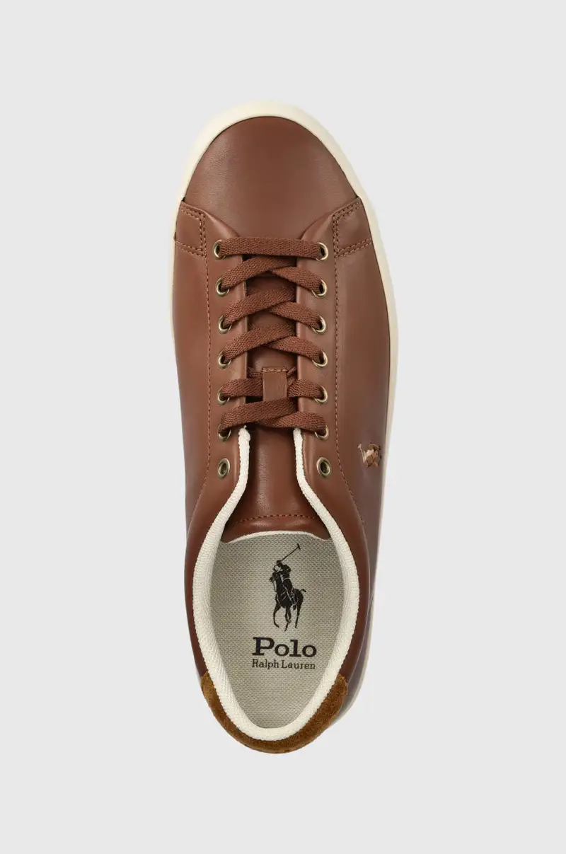 sneakers in pelle LONGWOOD Marrone miniatura 4