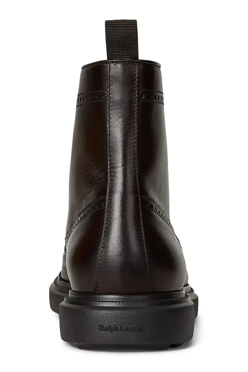 stivaletti brogue in pelle Martl Bro Bt Marrone miniatura 3